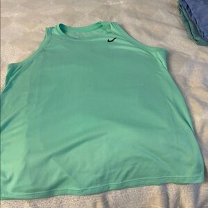 Nike Women's Light Green Tank Top
